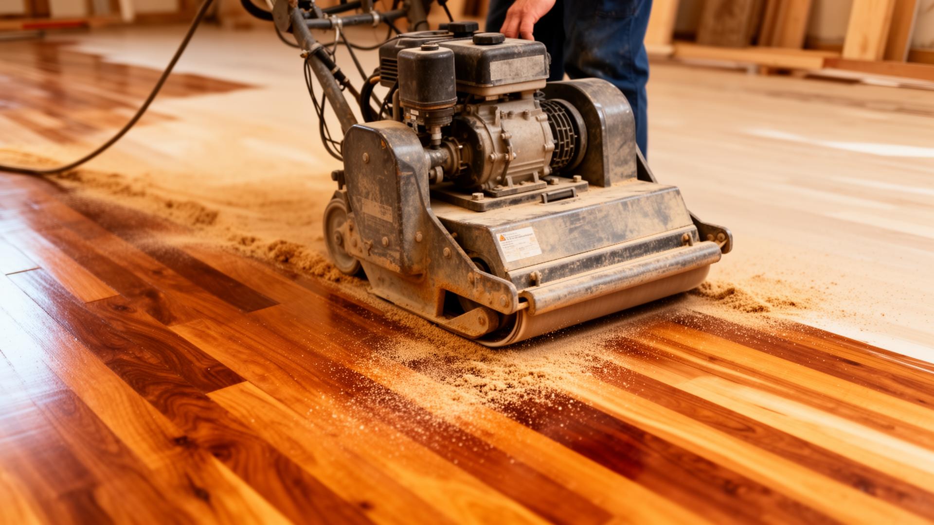 Hardwood floor refinishing in Baltimore — dustless sanding and staining