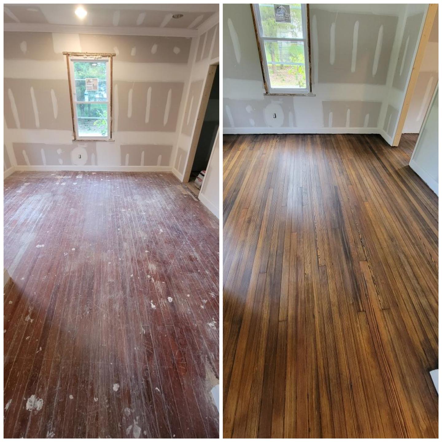Sanding and finishing hardwood floors